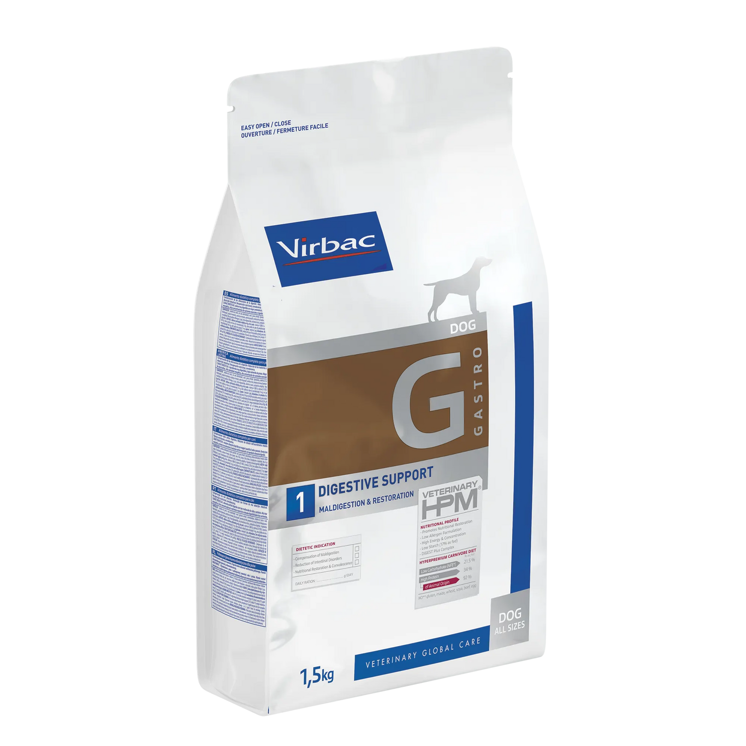 VIRBAC VETERINARY HPM Diététique Gastro Digestive Support