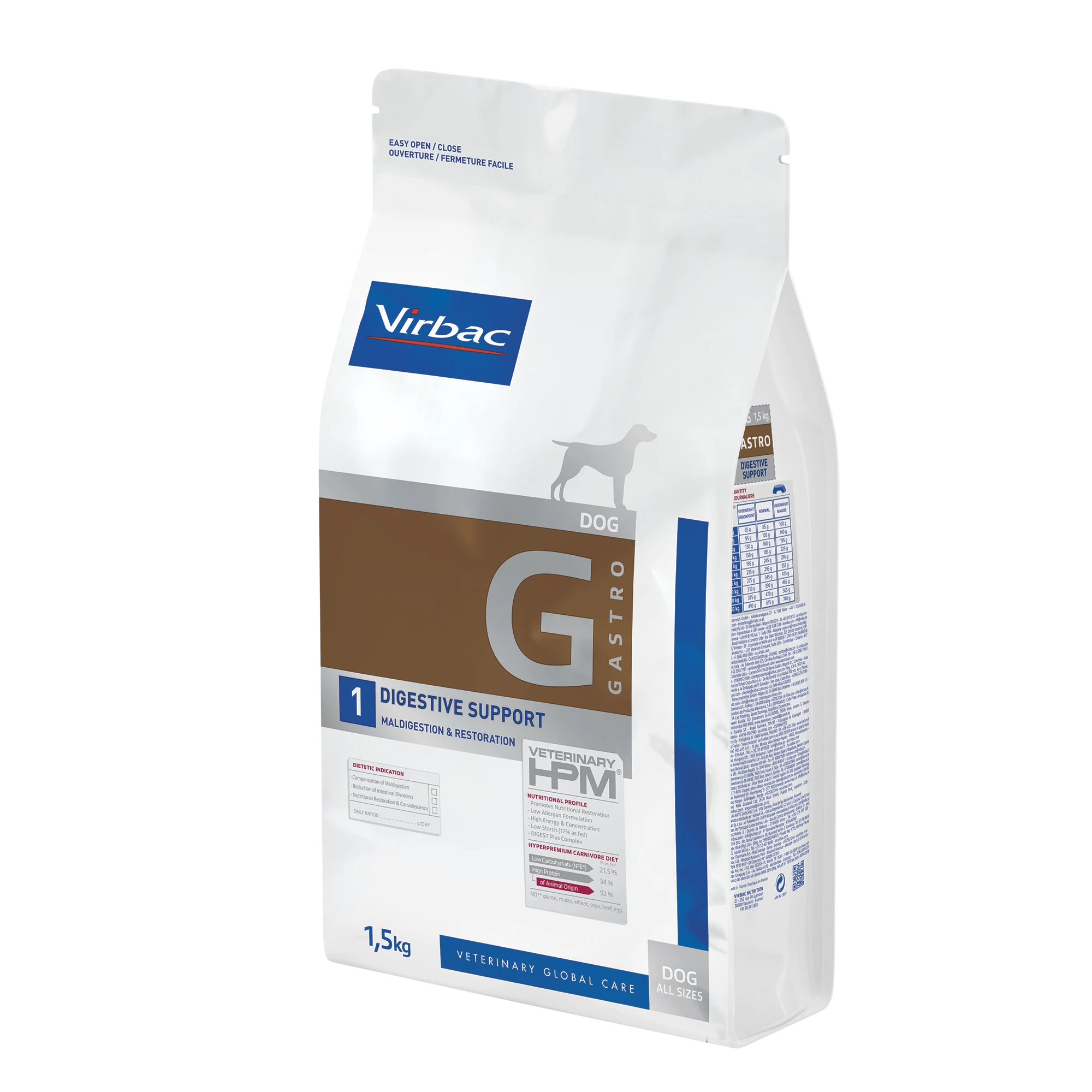 VIRBAC VETERINARY HPM Diététique Gastro Digestive Support
