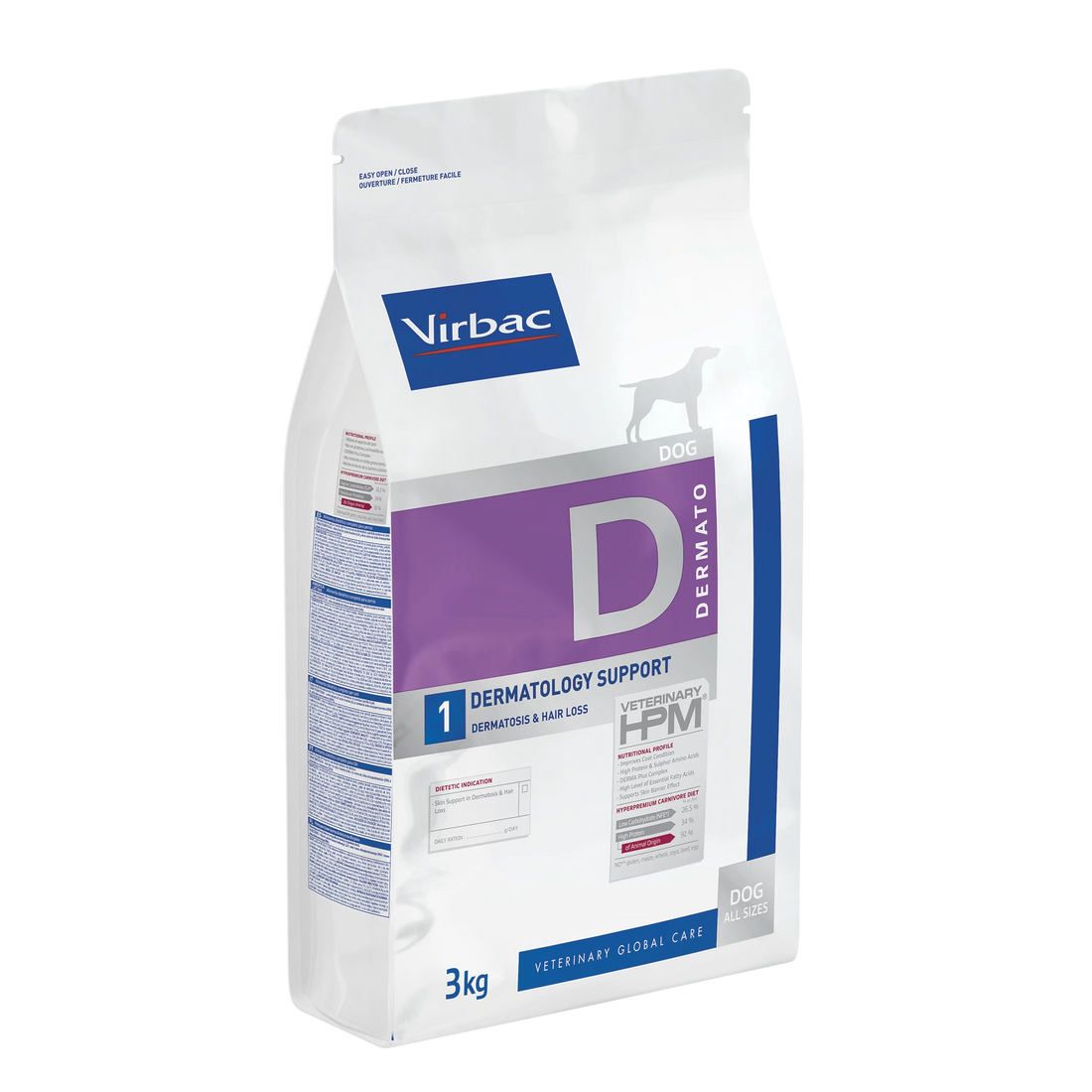 VIRBAC VETERINARY HPM Diététique Dermatology support