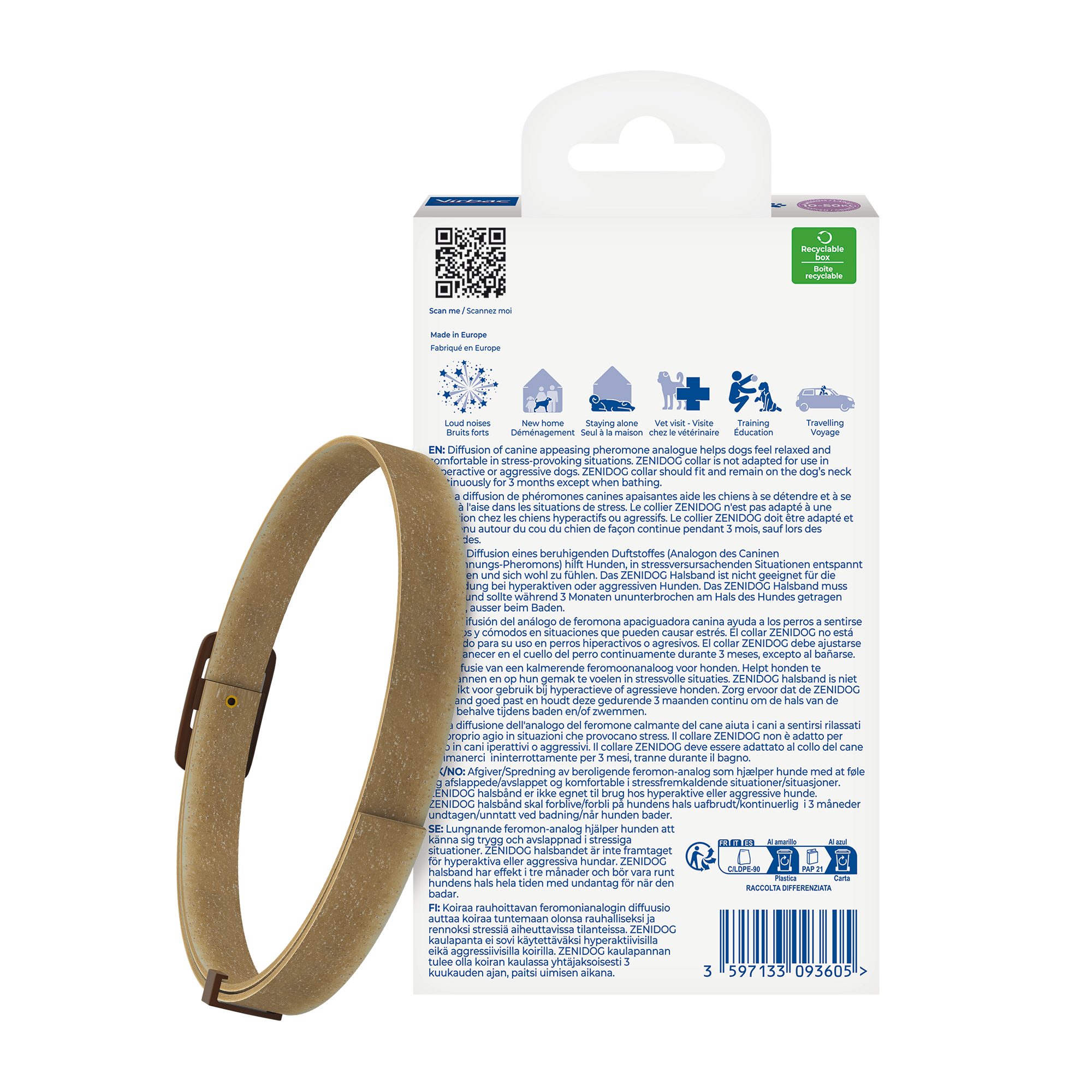 Zenidog collier pour chien