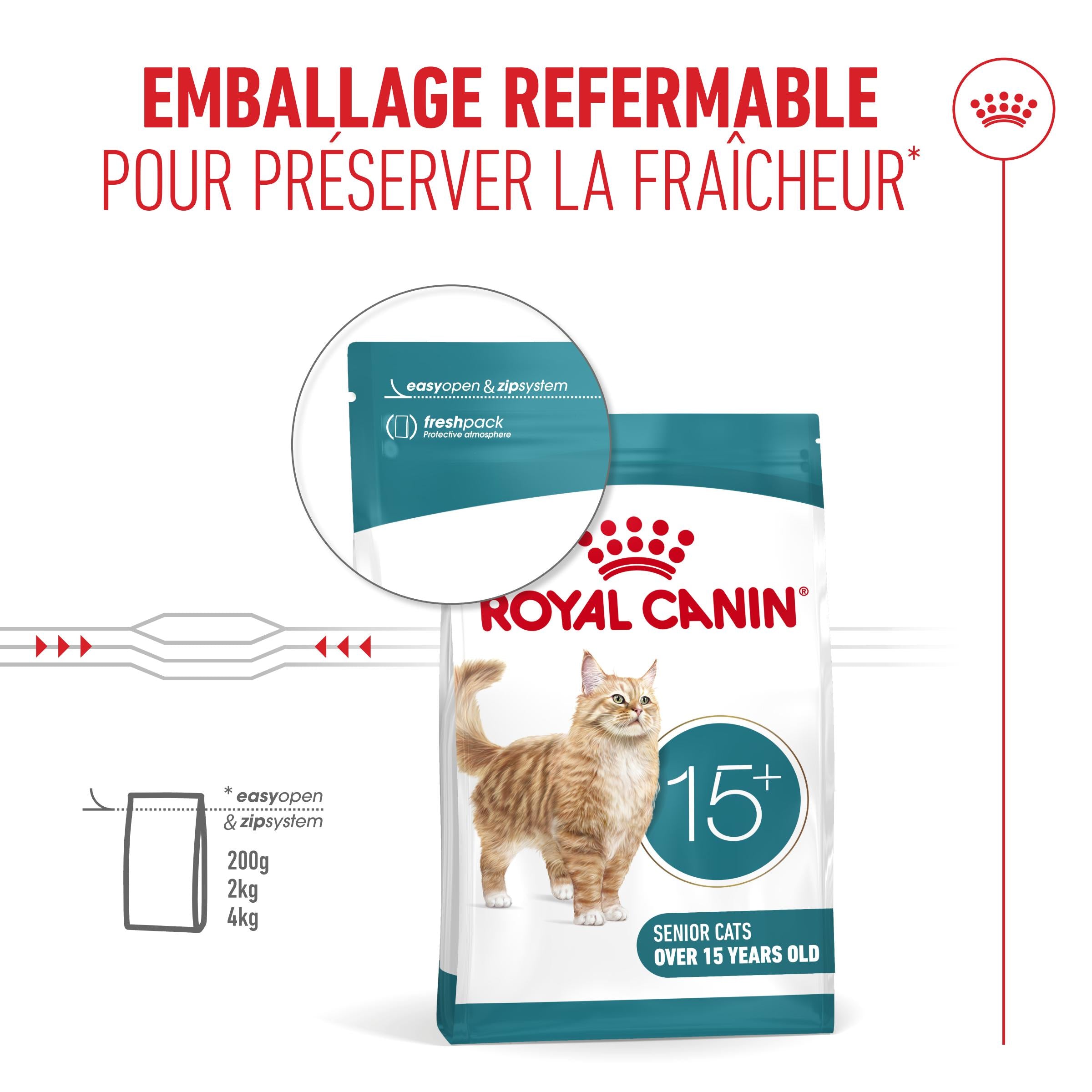 Royal Canin Ageing 15+ - Croquettes pour chat