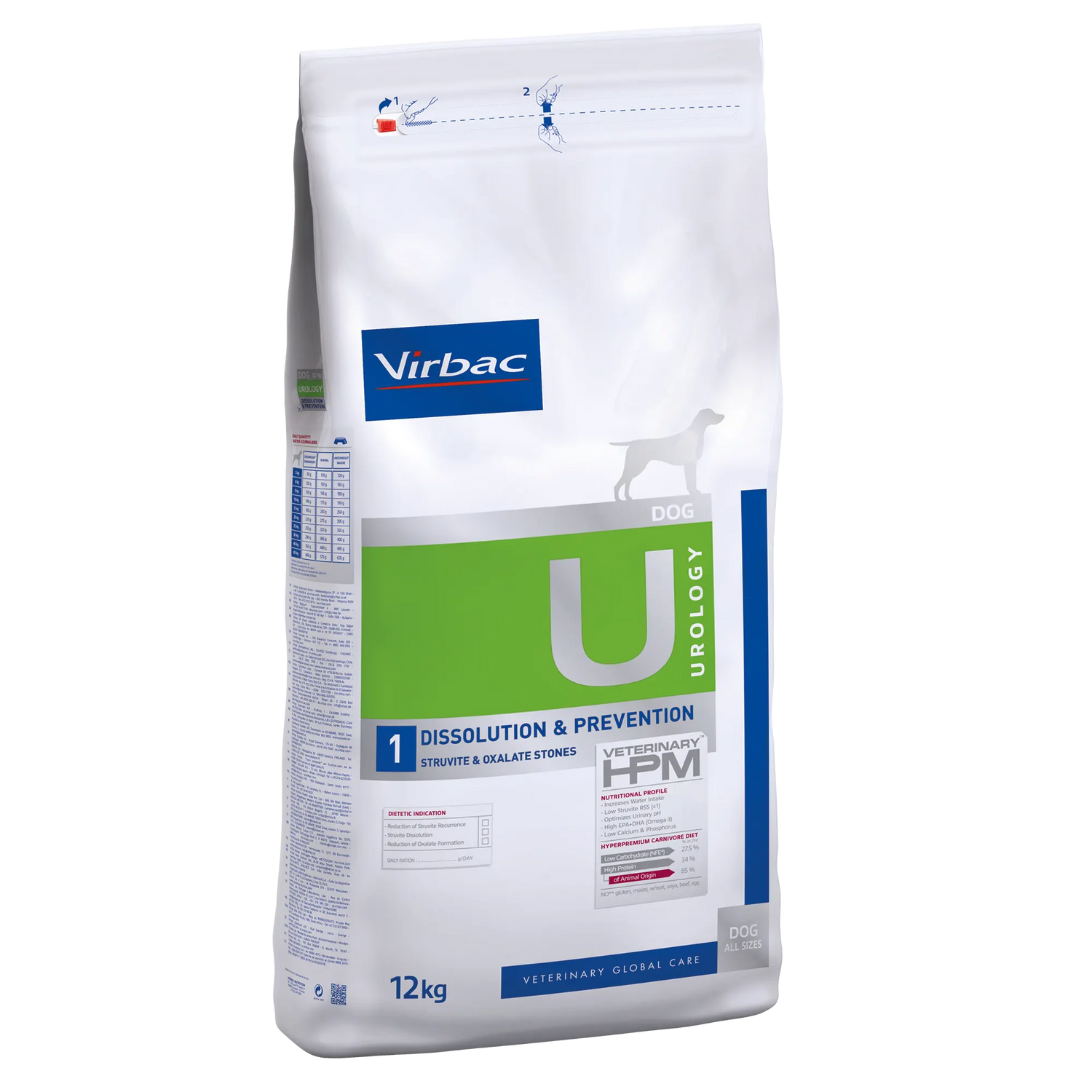 VIRBAC VETERINARY HPM Diététique Urology Dissolution &amp; Prevention Chien