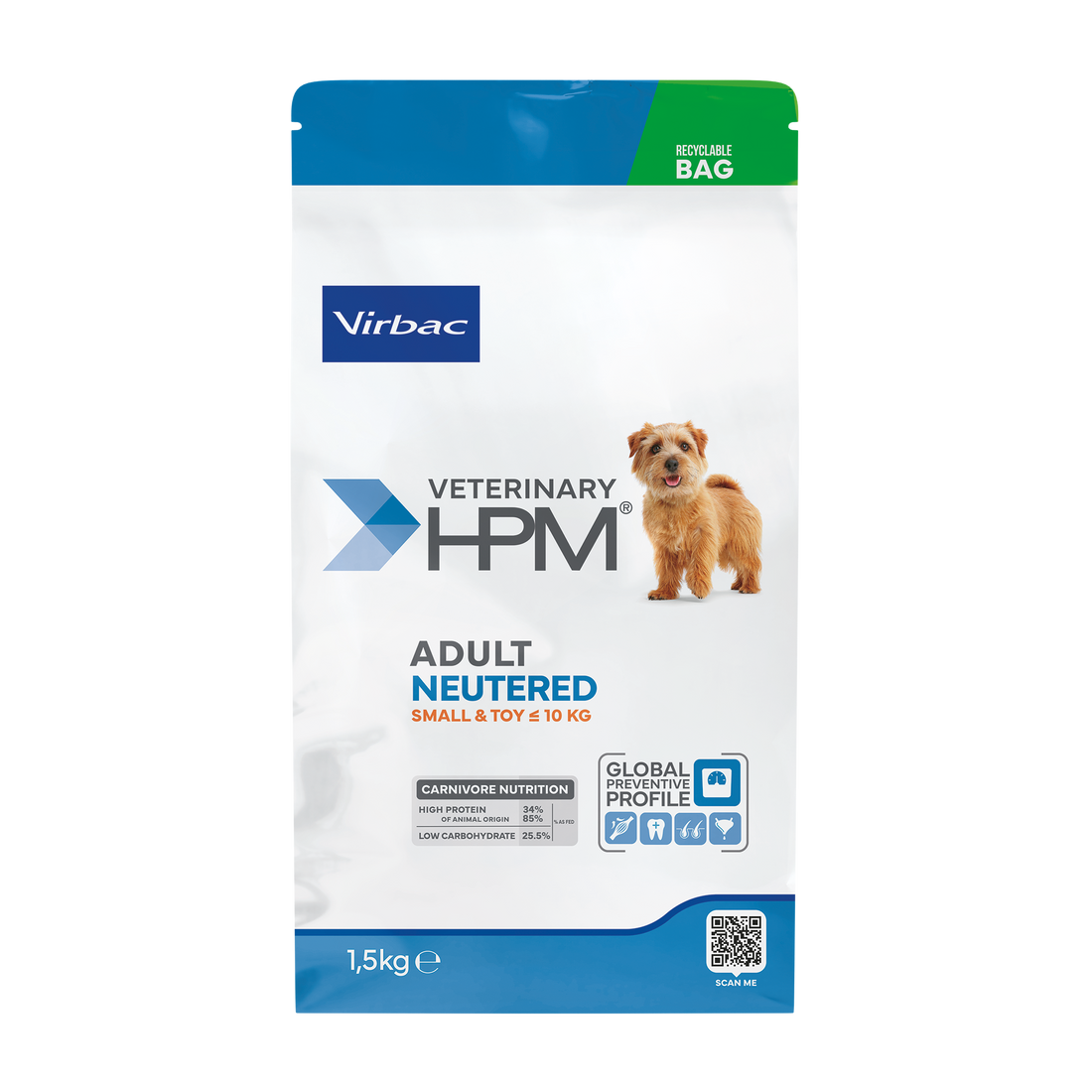 Veterinary HPM Adult Neutered Dog Small &amp; Toy