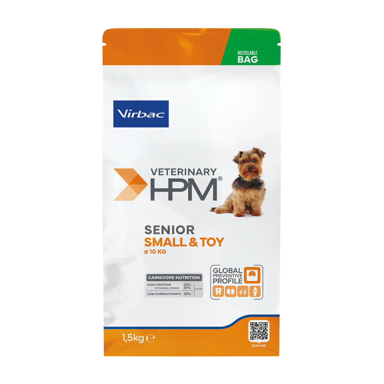 VIRBAC VETERINARY HPM Physiologique Senior Small &amp; Toy