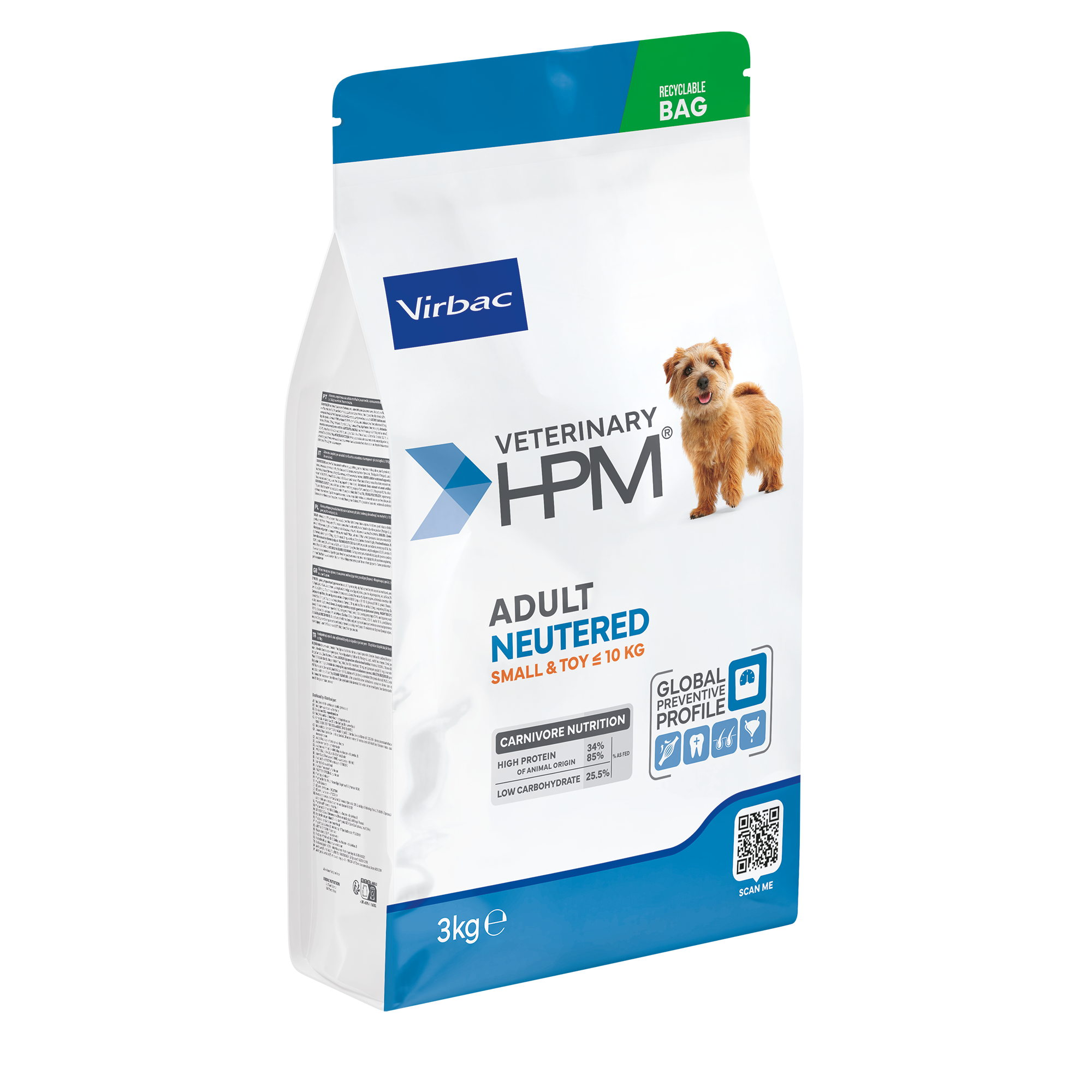 Veterinary HPM Adult Neutered Dog Small &amp; Toy