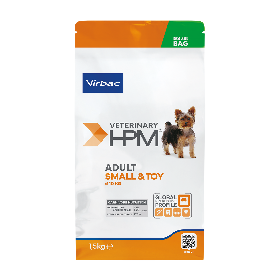 VIRBAC VETERINARY HPM Physiologique Adult Small &amp; Toy