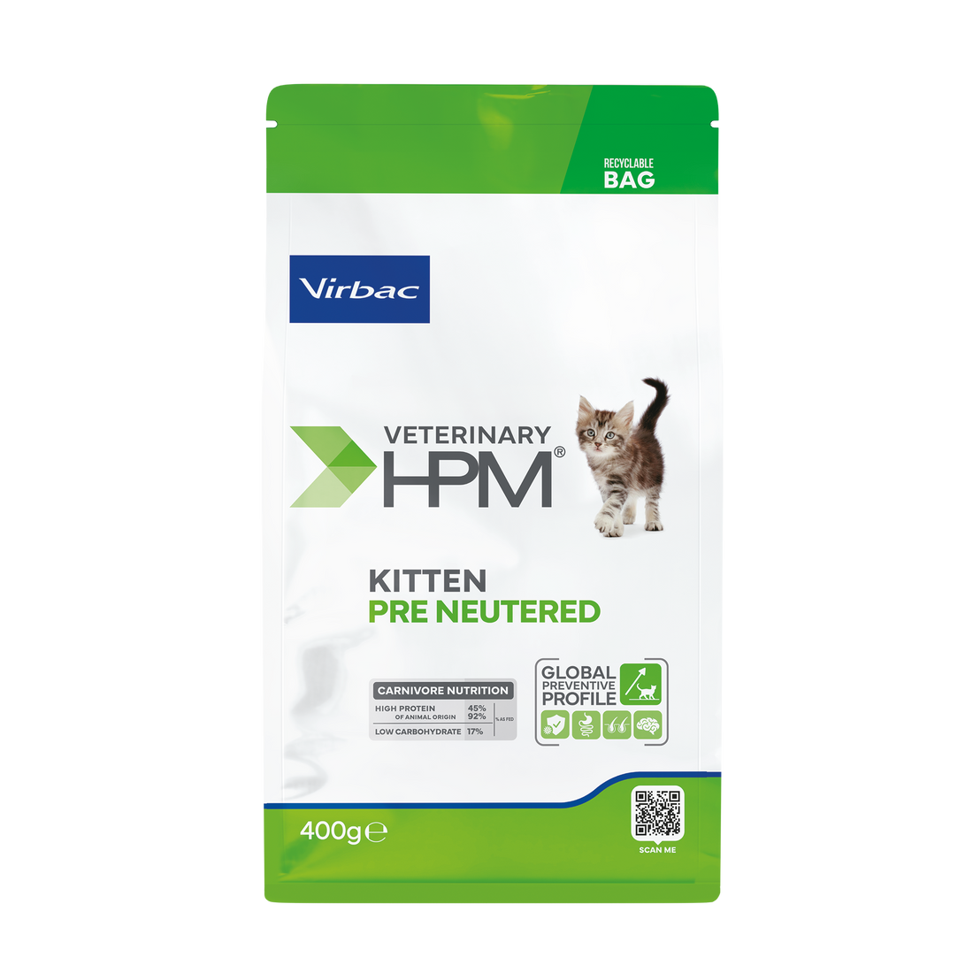VIRBAC Veterinary HPM Kitten Pre Neutered Cat