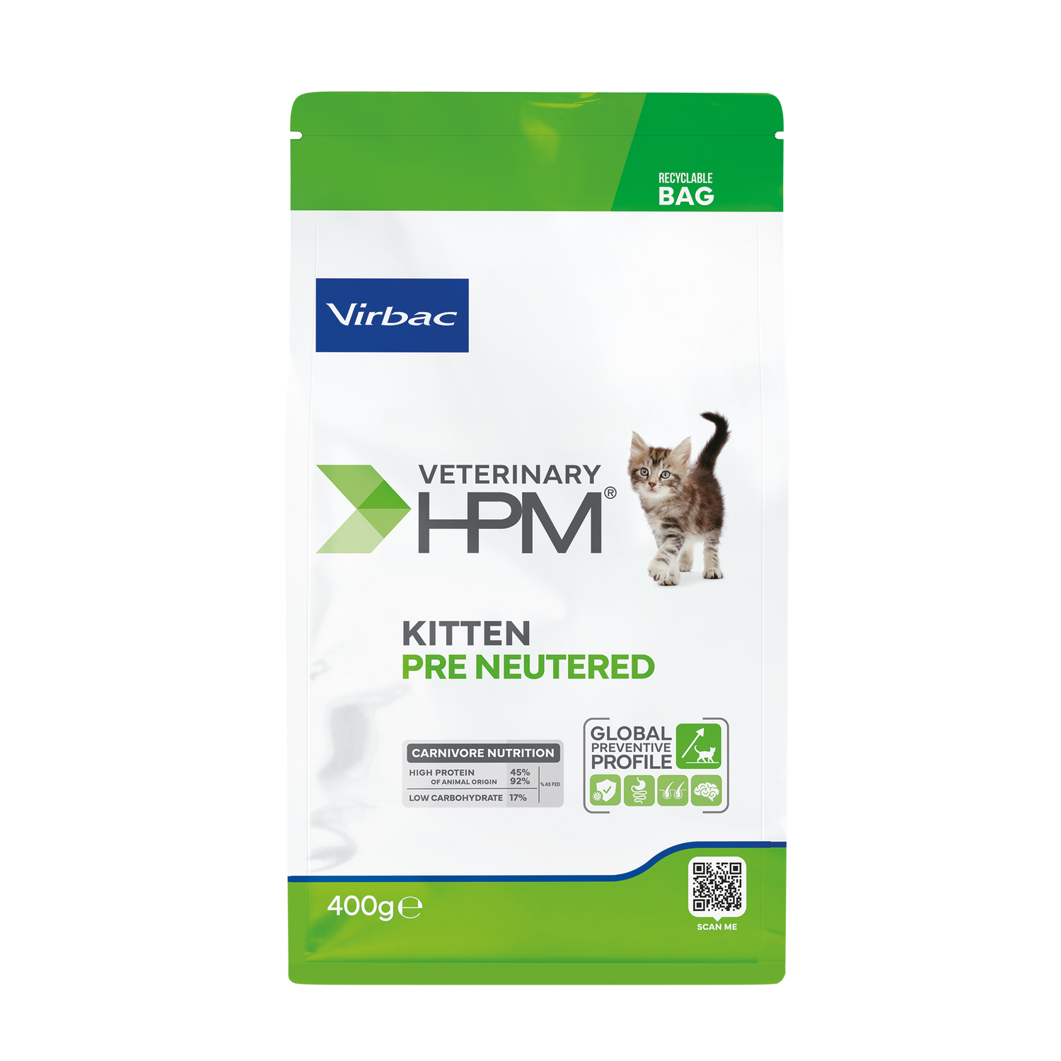 VIRBAC Veterinary HPM Kitten Pre Neutered Cat