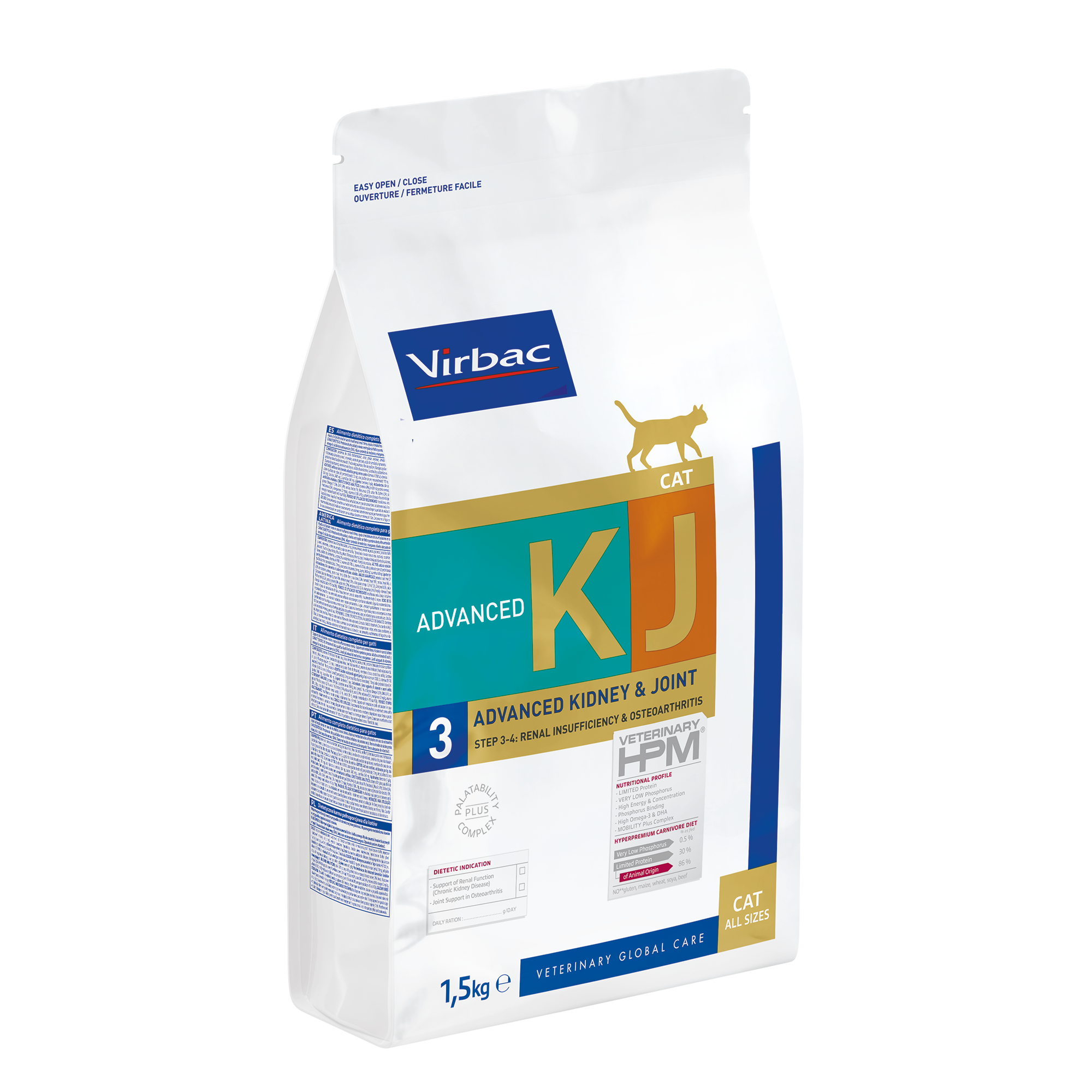 VIRBAC VETERINARY HPM Diététique Advanced Kidney Joint