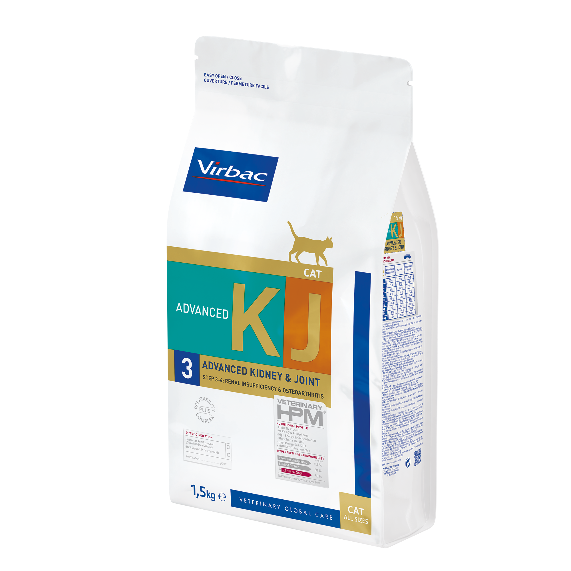 VIRBAC VETERINARY HPM Diététique Advanced Kidney Joint