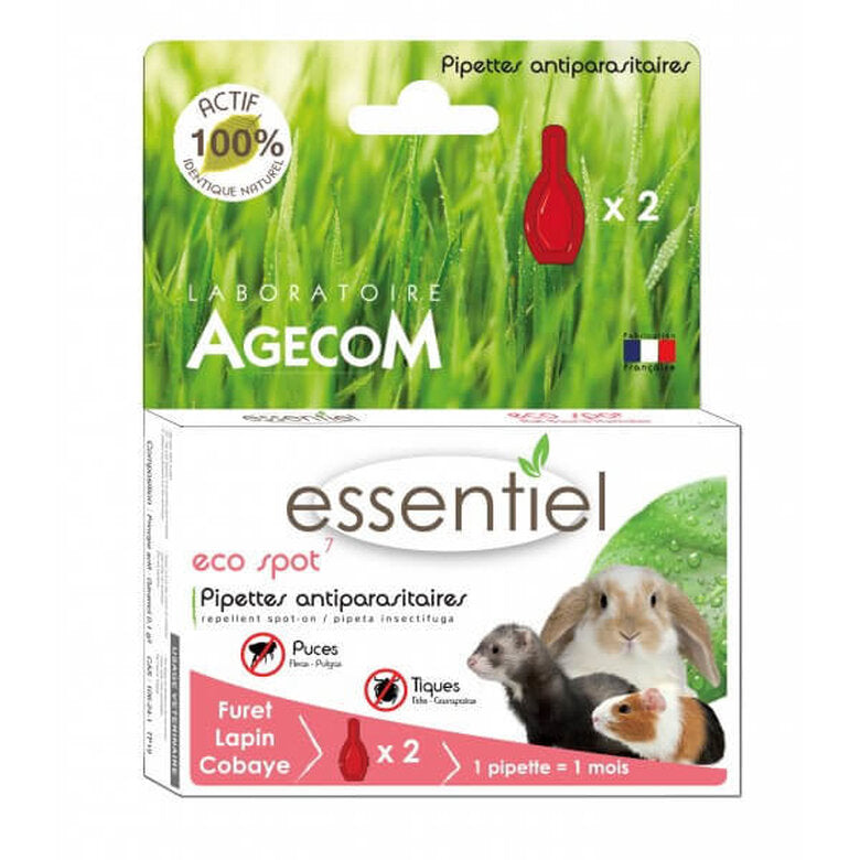 Eco spot n°7 - Pipette antiparasitaire lapins et furets