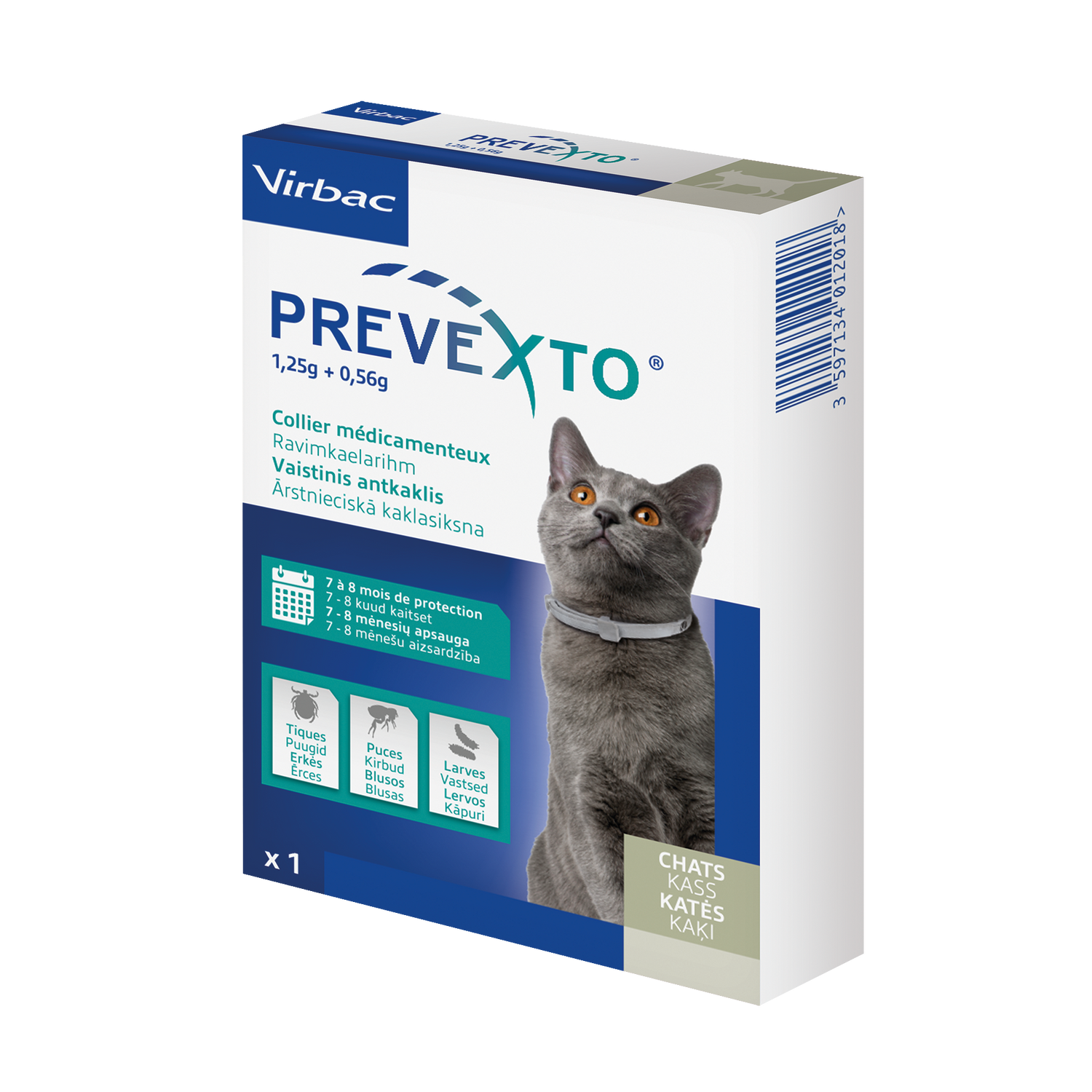 PREVEXTO collier pour chats