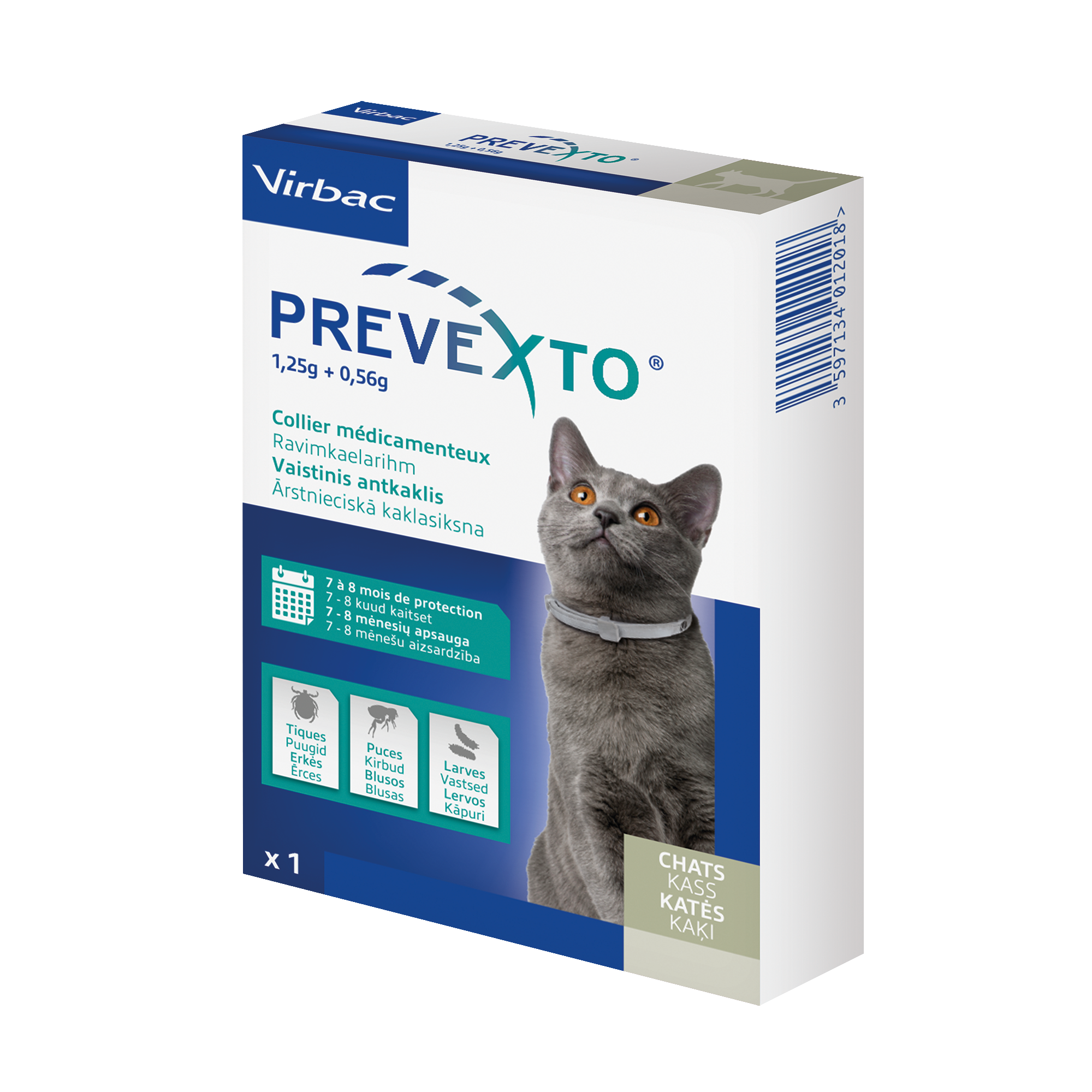 PREVEXTO collier pour chats