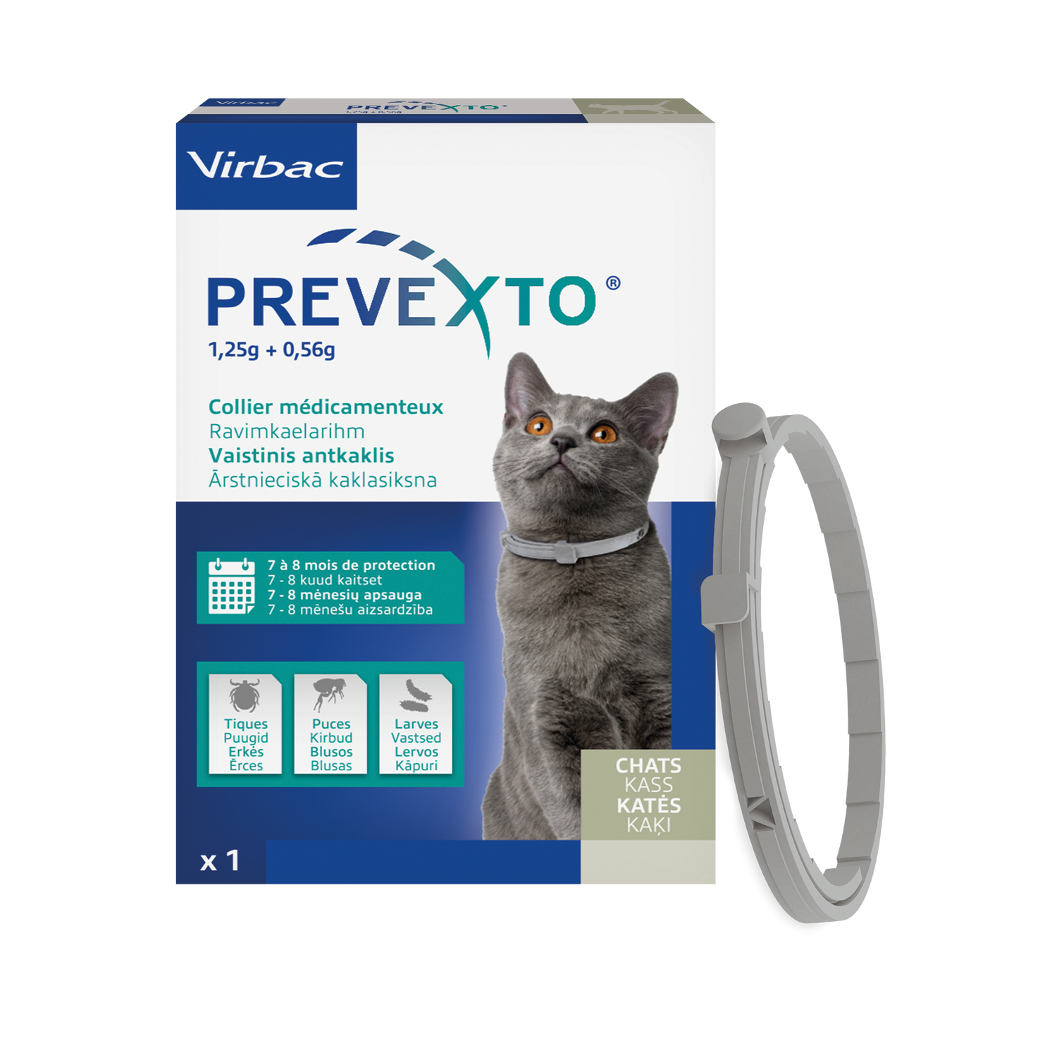 PREVEXTO collier pour chats