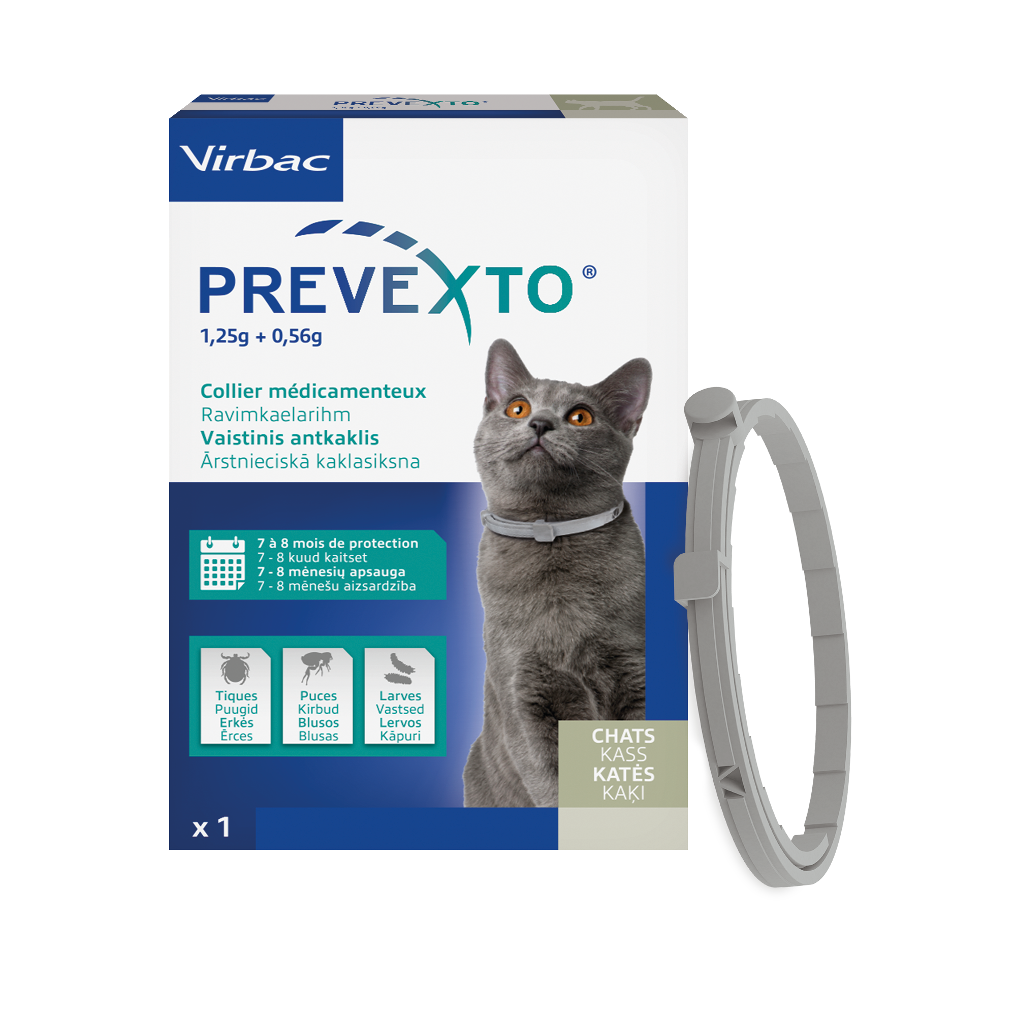 PREVEXTO collier pour chats