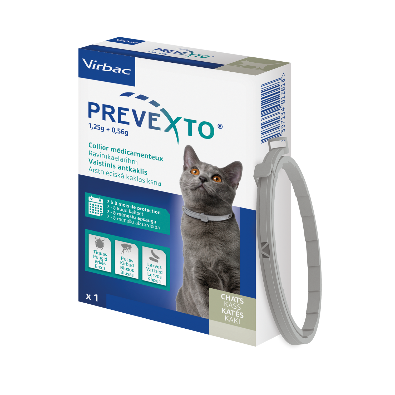 PREVEXTO collier pour chats