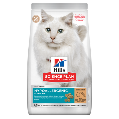 Science Plan Chat Adult 1-6 Hypoallergenic Egg Prot