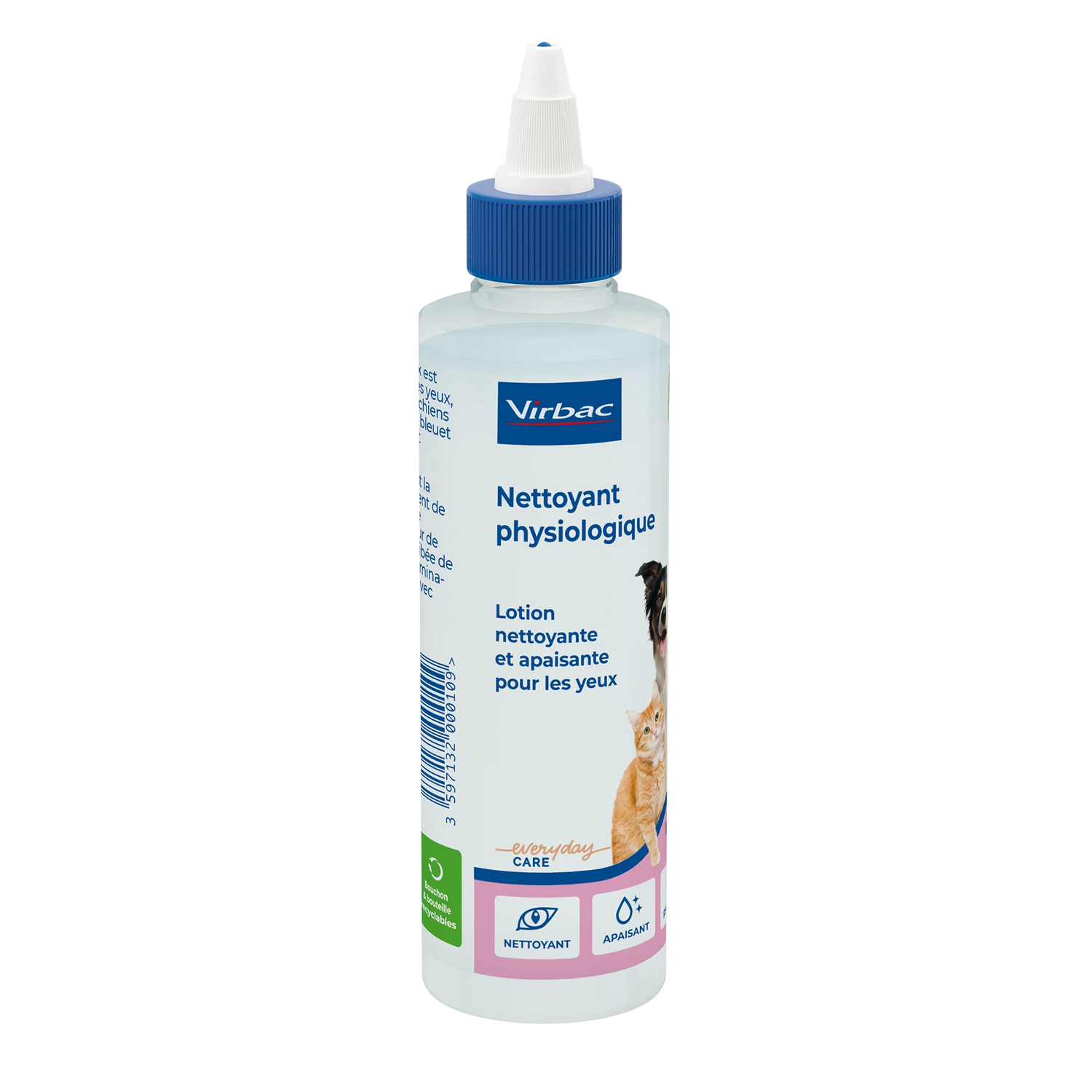 Nettoyant physiologique pour les yeux