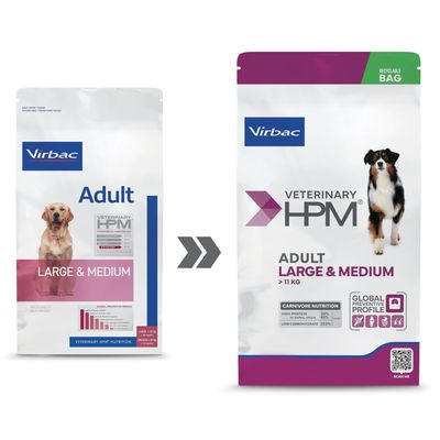 VIRBAC Veterinary HPM Adult Large &amp; Medium Dog