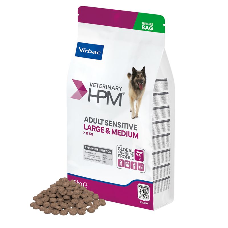 Veterinary HPM Adult Sensitive Large &amp; Medium Dog