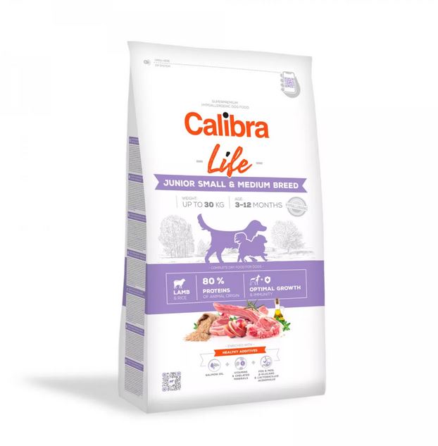 Calibra Life Chien Junior Small & Medium Lamb