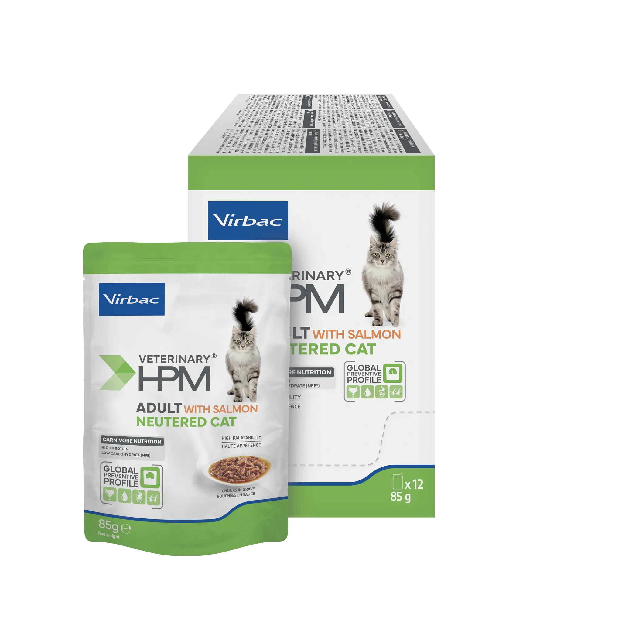 VIRBAC VETERINARY HPM Physiologique Adult Neutered Cat Sterilise