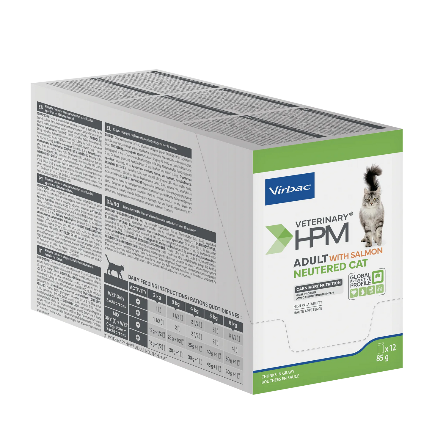 VIRBAC VETERINARY HPM Physiologique Adult Neutered Cat Sterilise