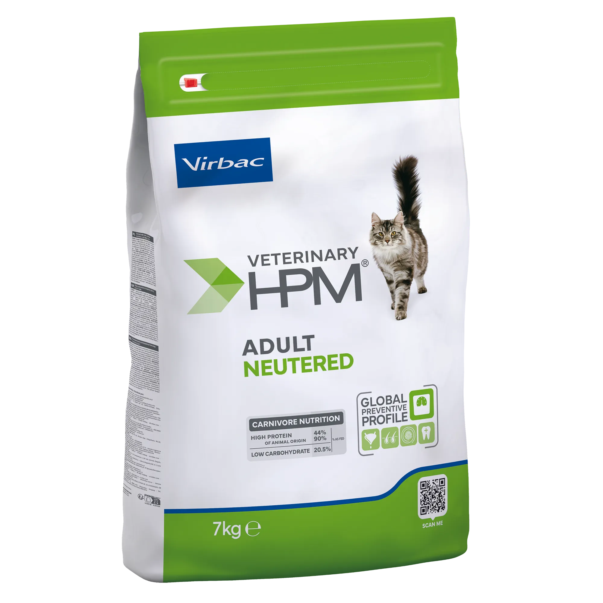 VIRBAC Veterinary HPM Adult with salmon Neutered &amp; Entire Cat