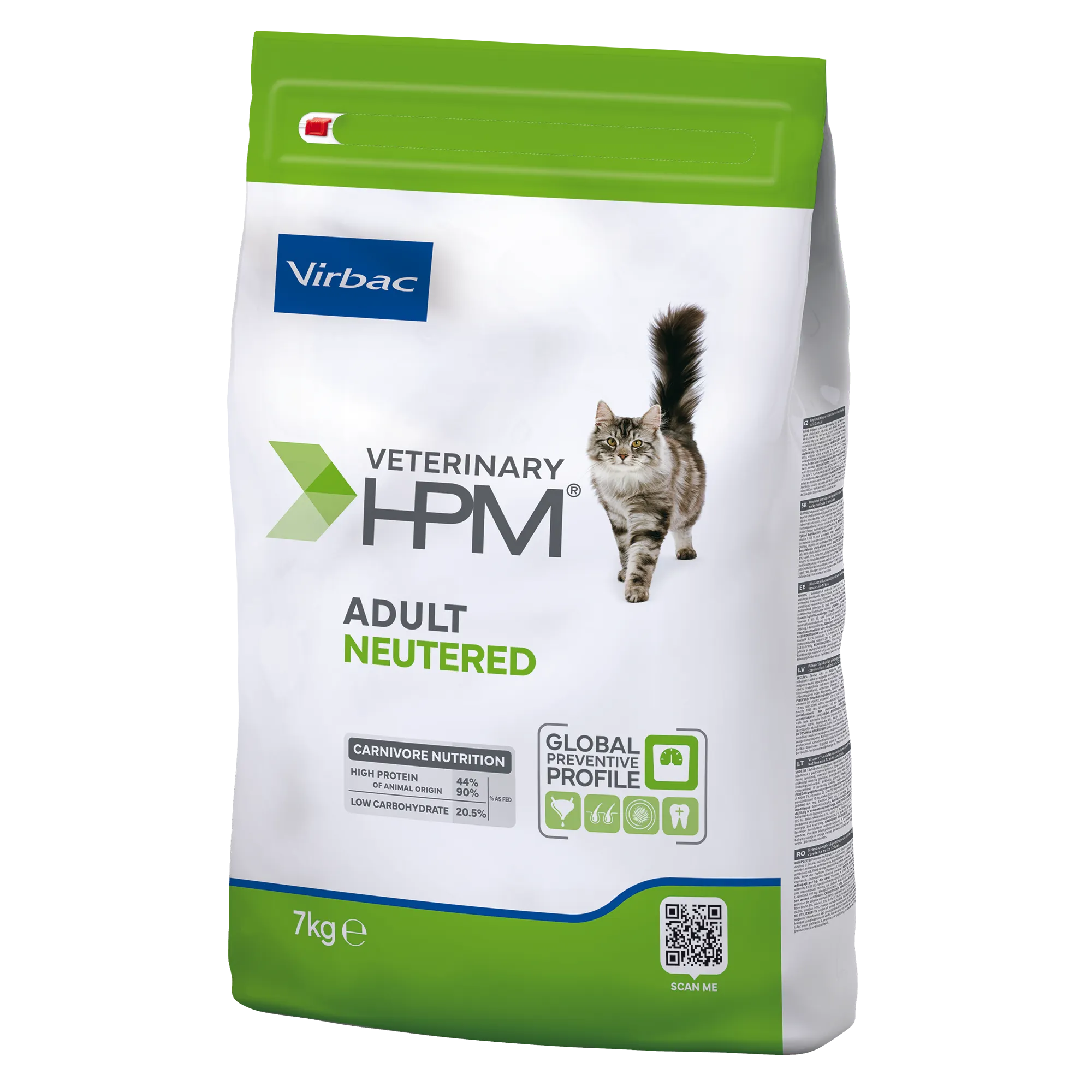 VIRBAC Veterinary HPM Adult with salmon Neutered &amp; Entire Cat
