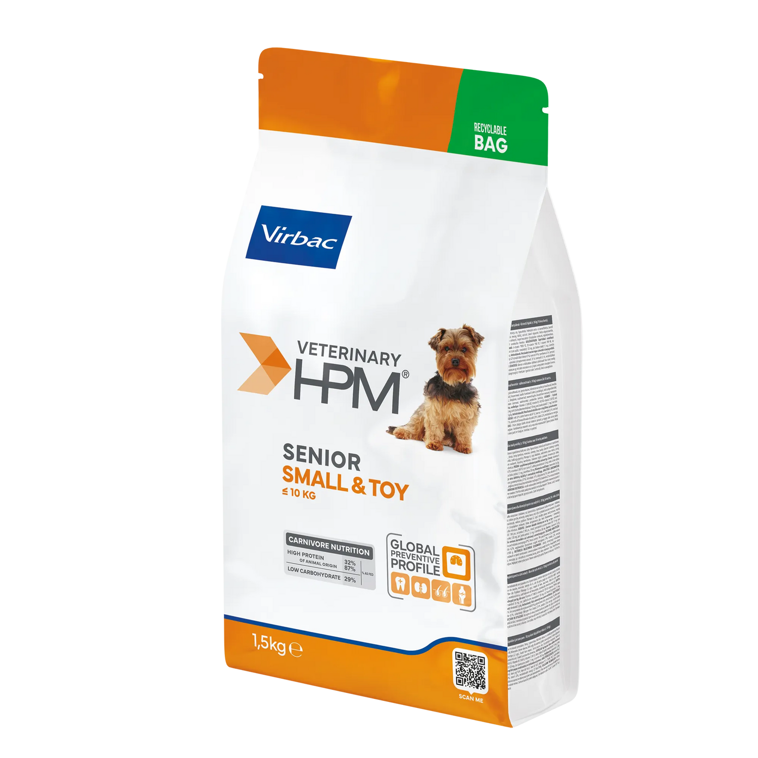 Veterinary HPM Senior Neutered Dog Small &amp; Toy