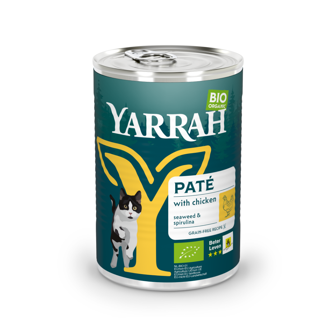 Yarrah pâtées bio - Lot 12 x 400g