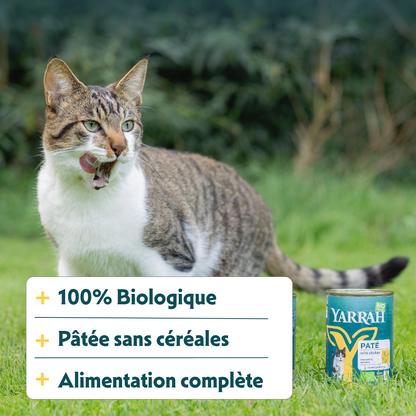 Yarrah pâtées bio - Lot 12 x 400g