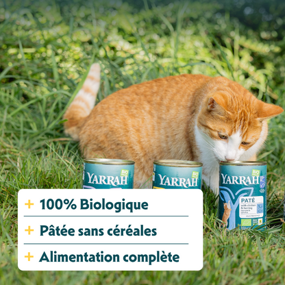 Yarrah pâtées bio - Lot 12 x 400g