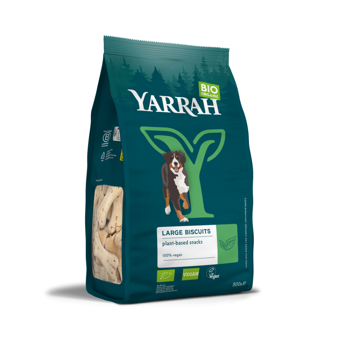 Yarrah biscuits bio végétarien pour grand chien
