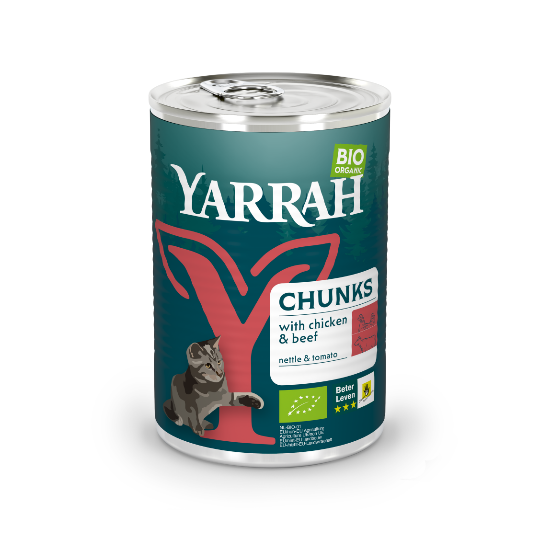 Yarrah bouchées bio - Lot 12 x 405g