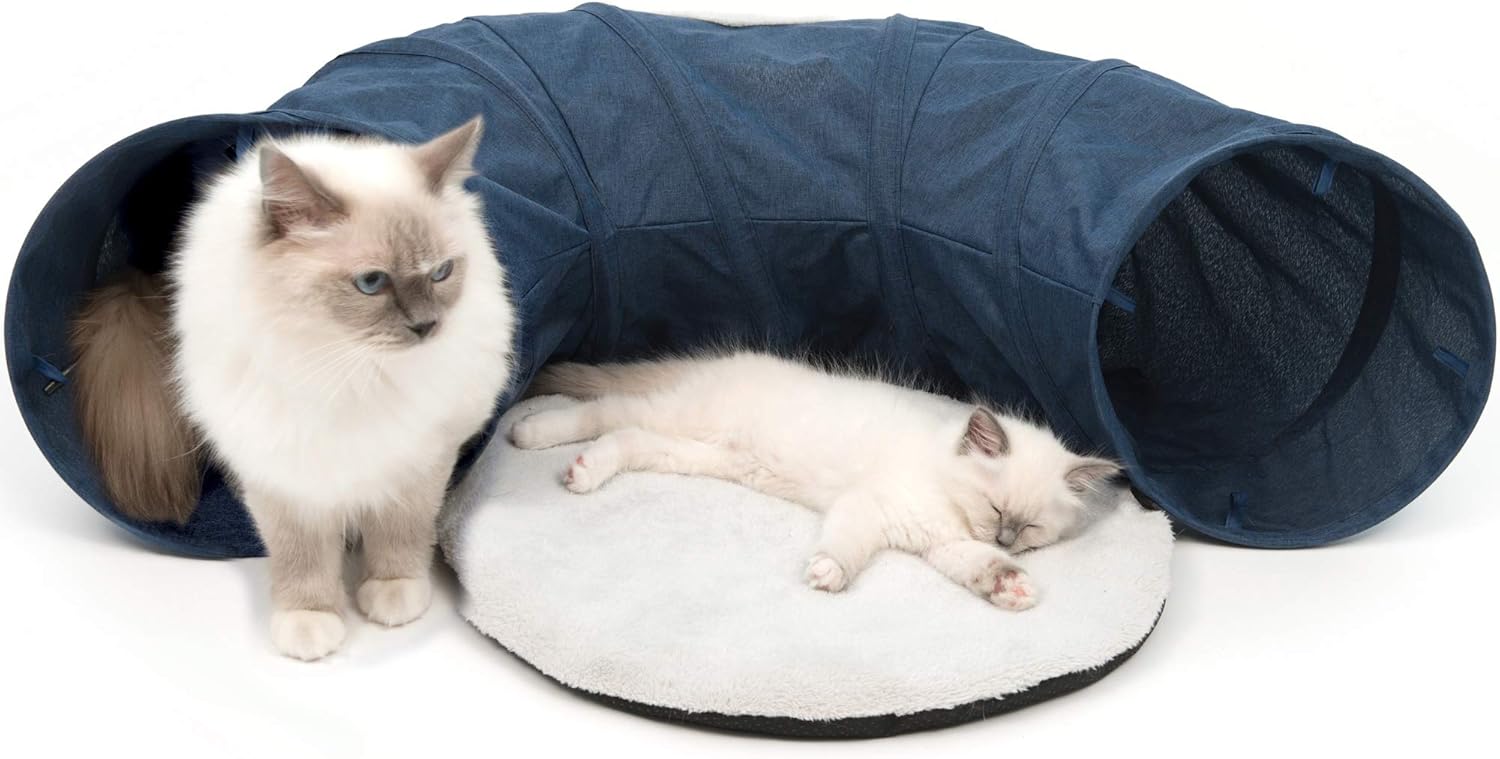 Vesper - Chat - Tunnel - Bleu - 97 cm
