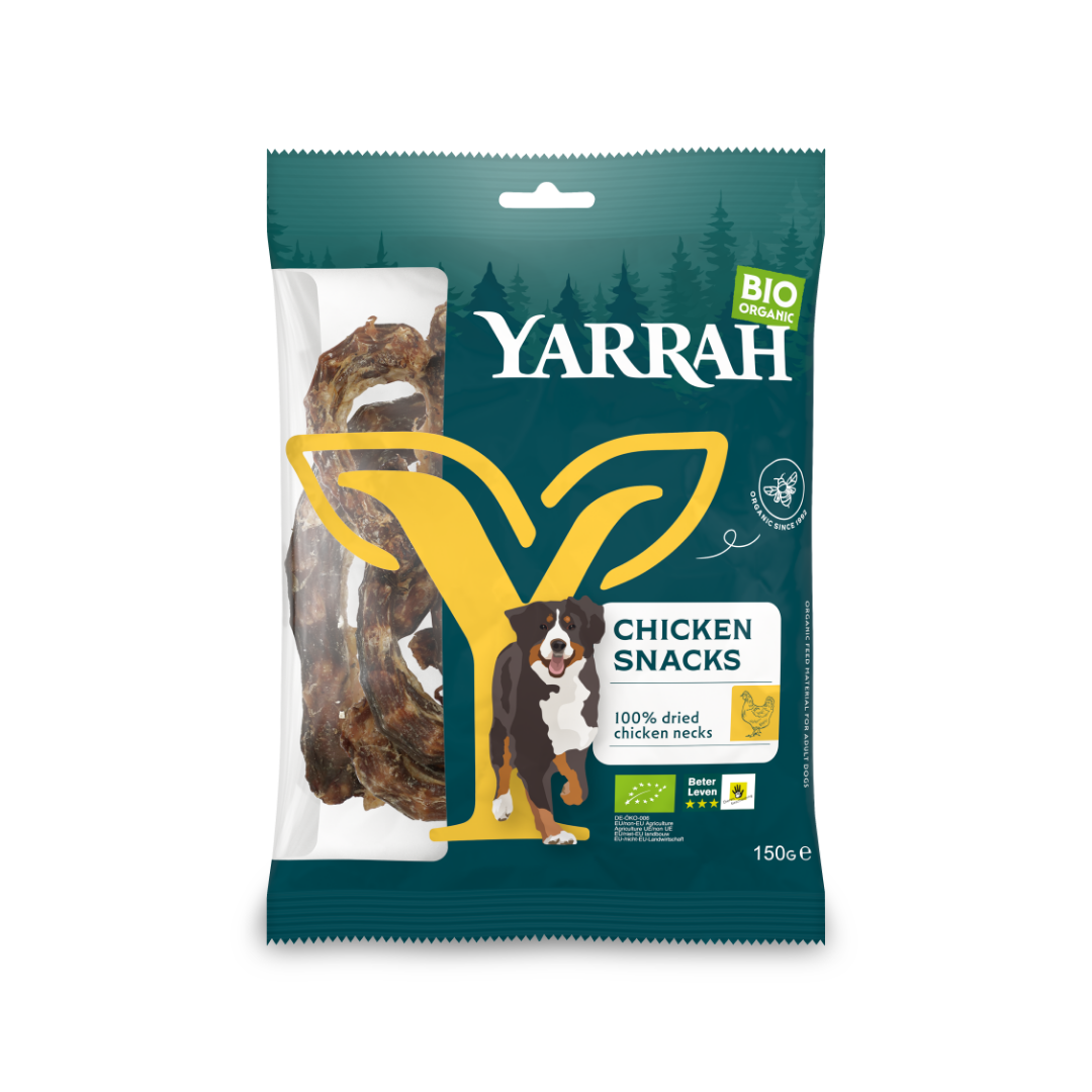 Yarrah cous de poulet bio pour chien