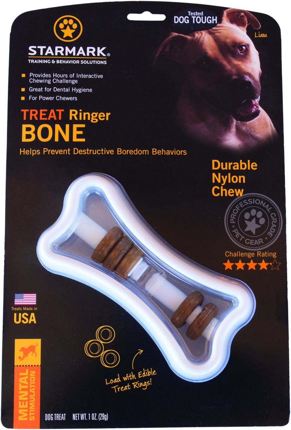 Starmark Treat Ringer Bone