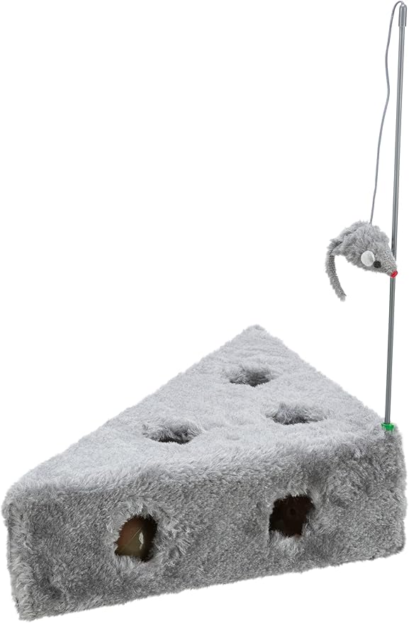 Jeu casse tete en forme de fromage pour chat