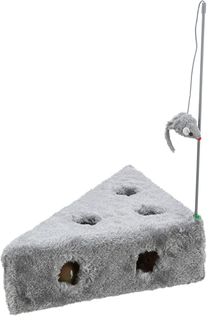 Jeu casse tete en forme de fromage pour chat