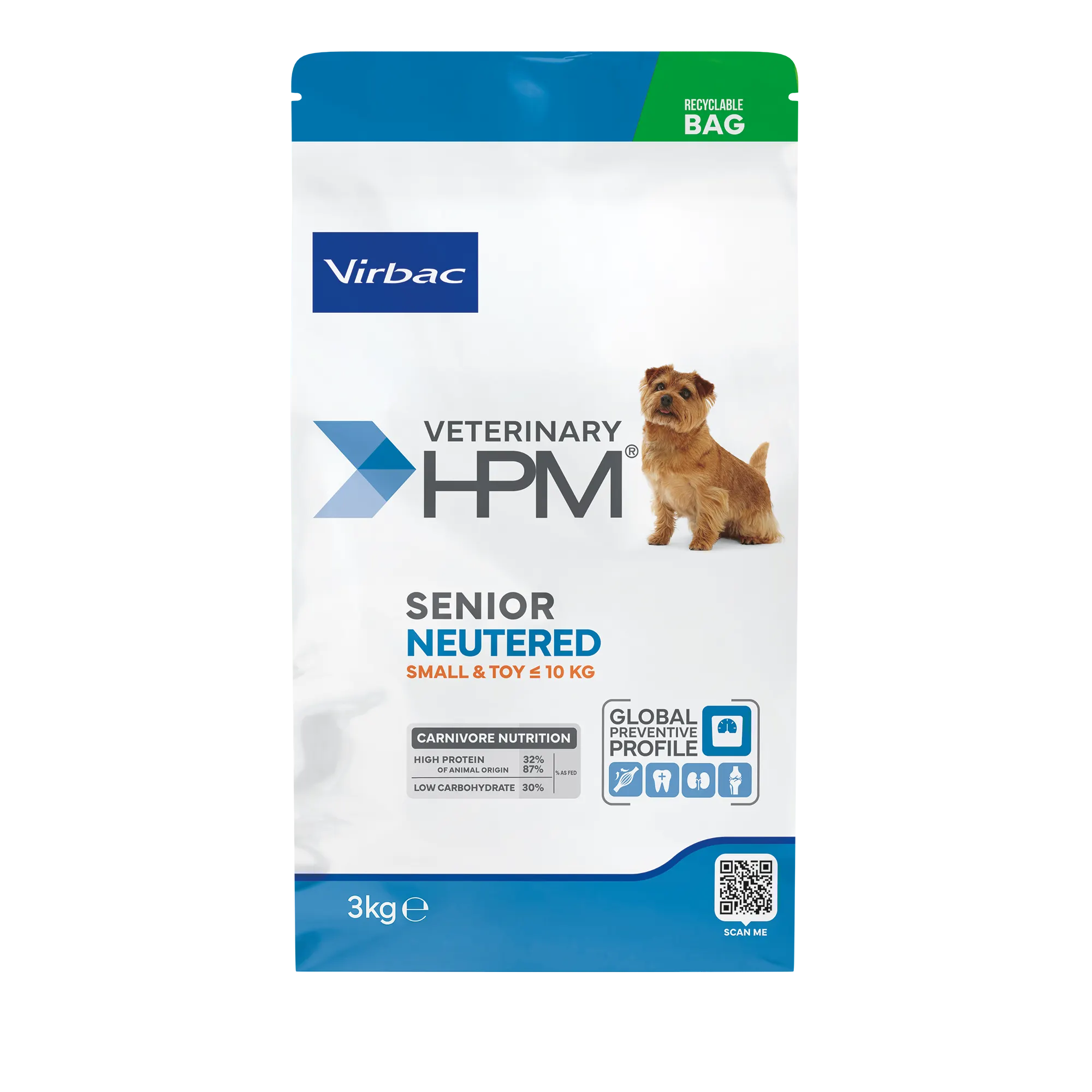 Croquettes petit chien stérilisé senior