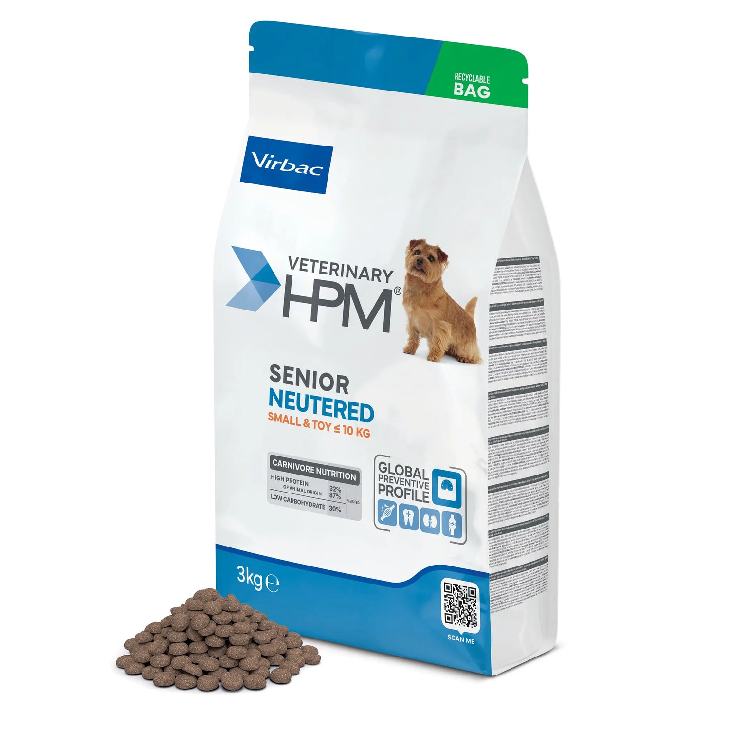 Croquettes petit chien stérilisé senior