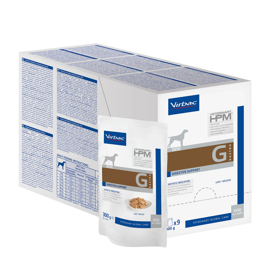 Mousse pour chien recommandée en cas de  * Compensations de mal-absorption / mal-digestion • Réduction des troubles digestifs • Insuffisance pancréatique exocrine chronique, • Récupération nutritionnelle • Convalescence