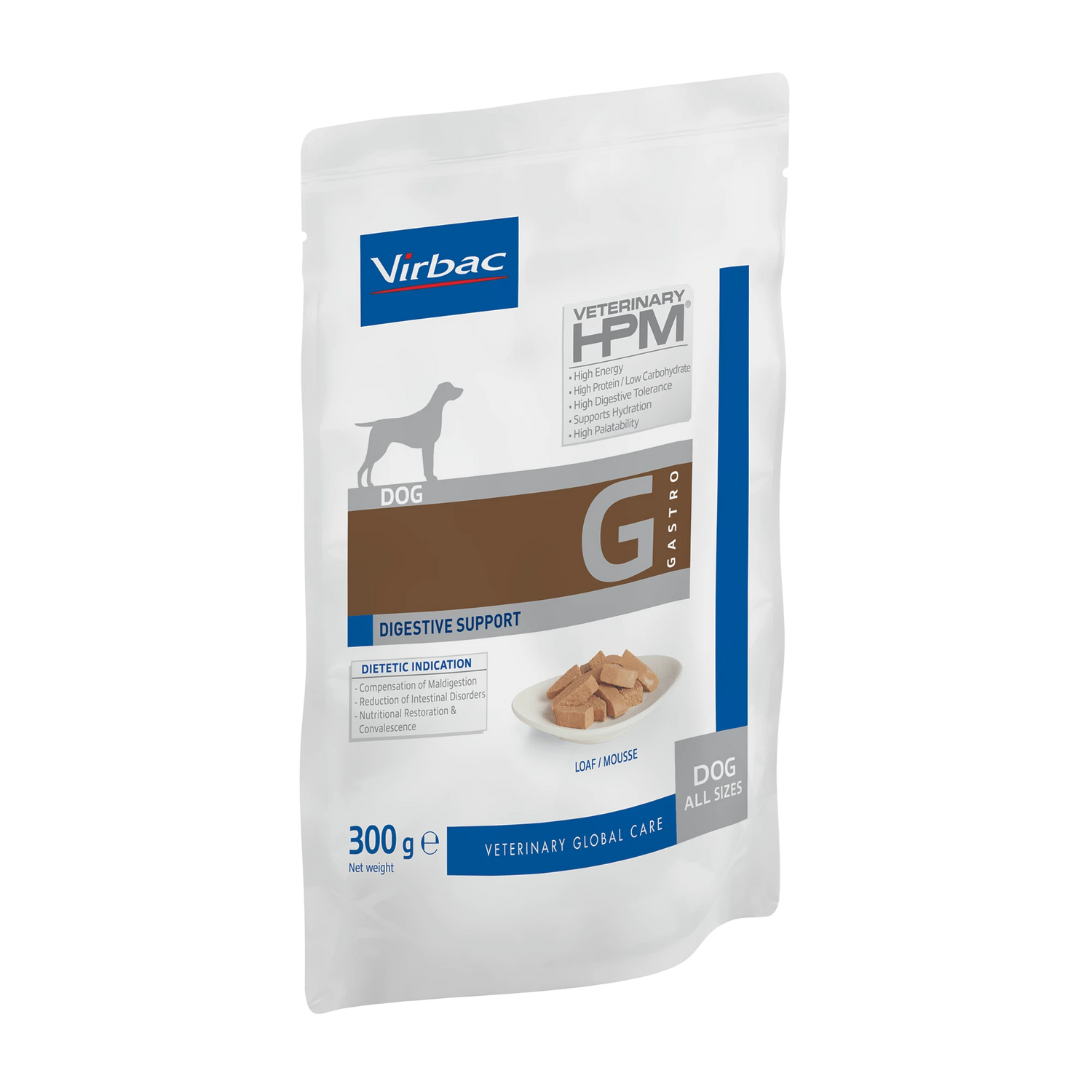 Mousse pour chien recommandée en cas de  * Compensations de mal-absorption / mal-digestion • Réduction des troubles digestifs • Insuffisance pancréatique exocrine chronique, • Récupération nutritionnelle • Convalescence