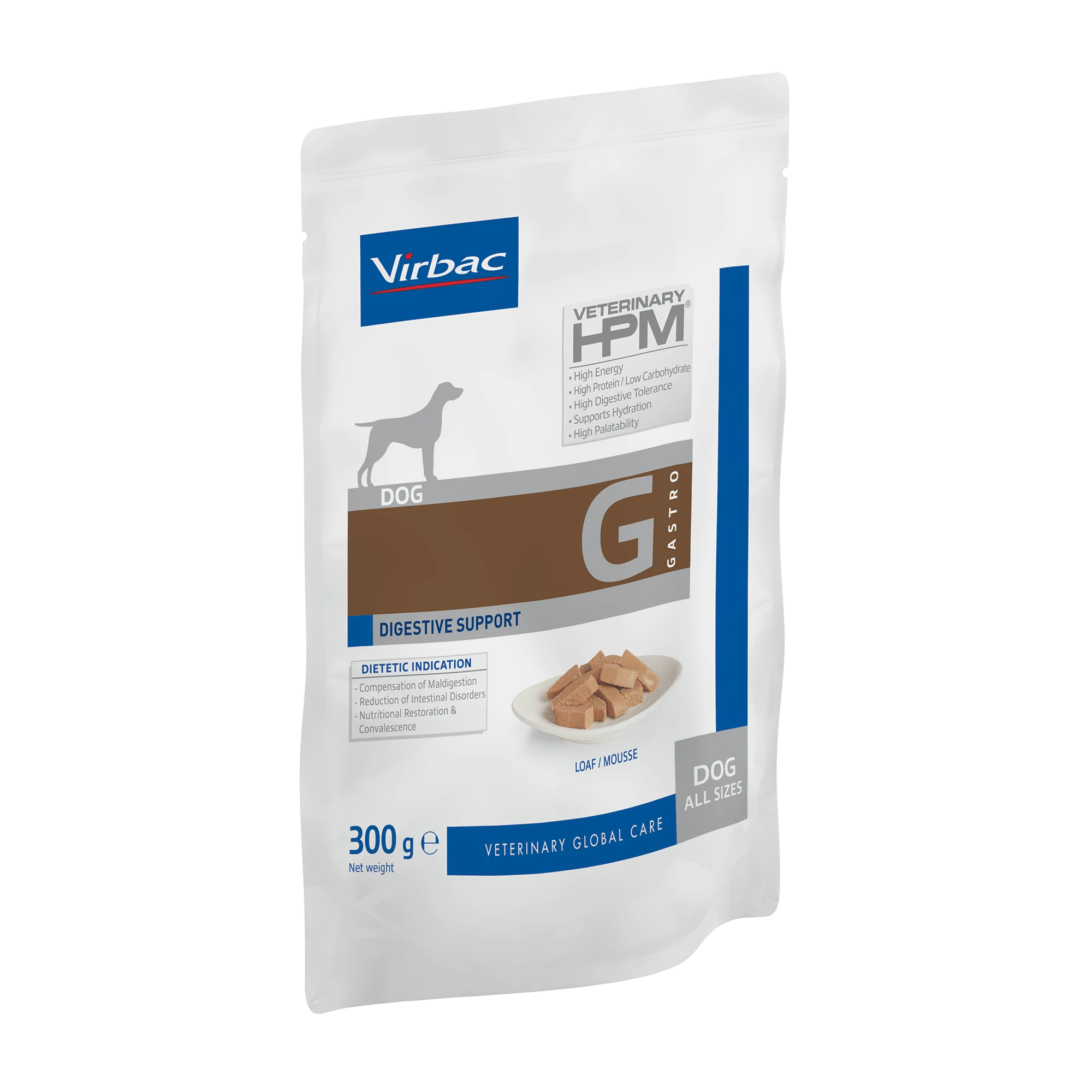 Mousse pour chien recommandée en cas de  * Compensations de mal-absorption / mal-digestion • Réduction des troubles digestifs • Insuffisance pancréatique exocrine chronique, • Récupération nutritionnelle • Convalescence