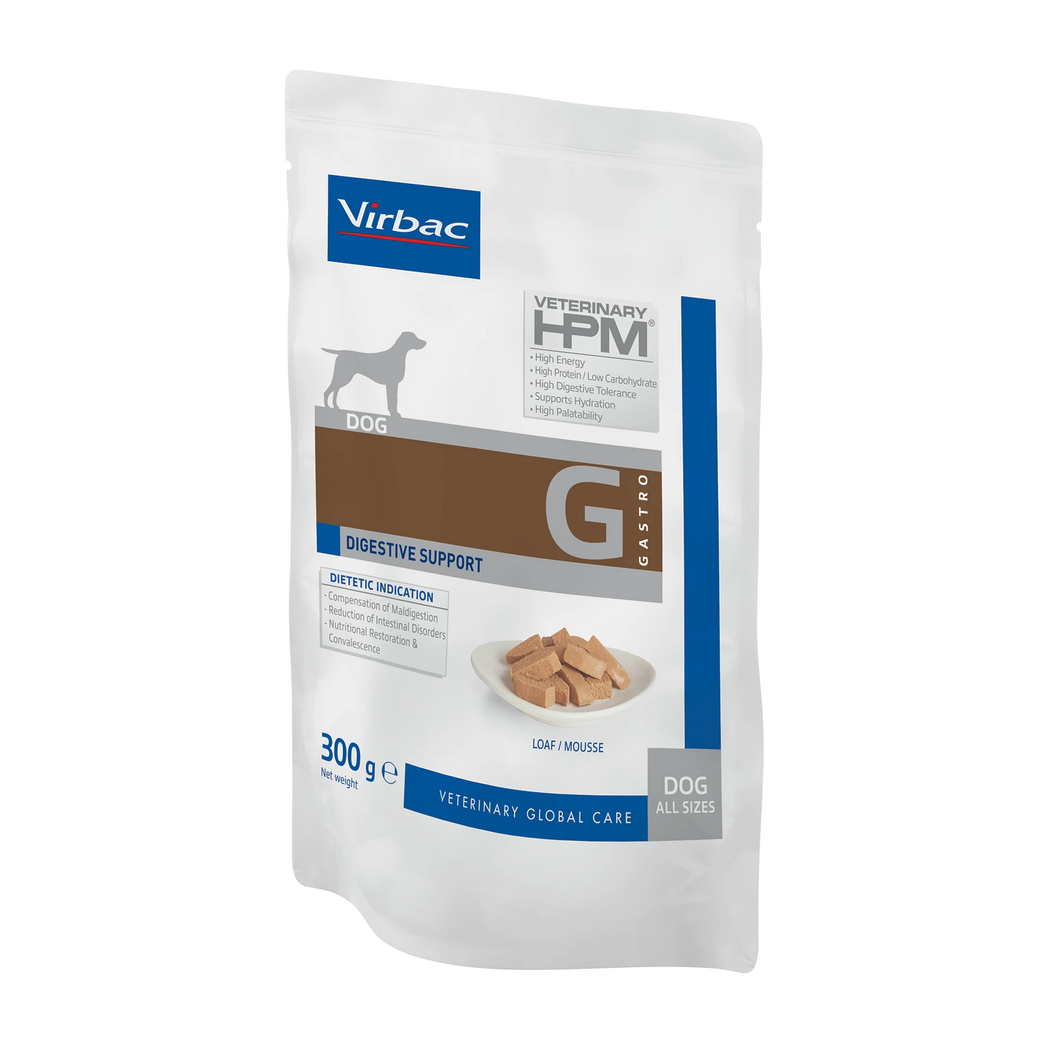 Mousse pour chien recommandée en cas de  * Compensations de mal-absorption / mal-digestion • Réduction des troubles digestifs • Insuffisance pancréatique exocrine chronique, • Récupération nutritionnelle • Convalescence