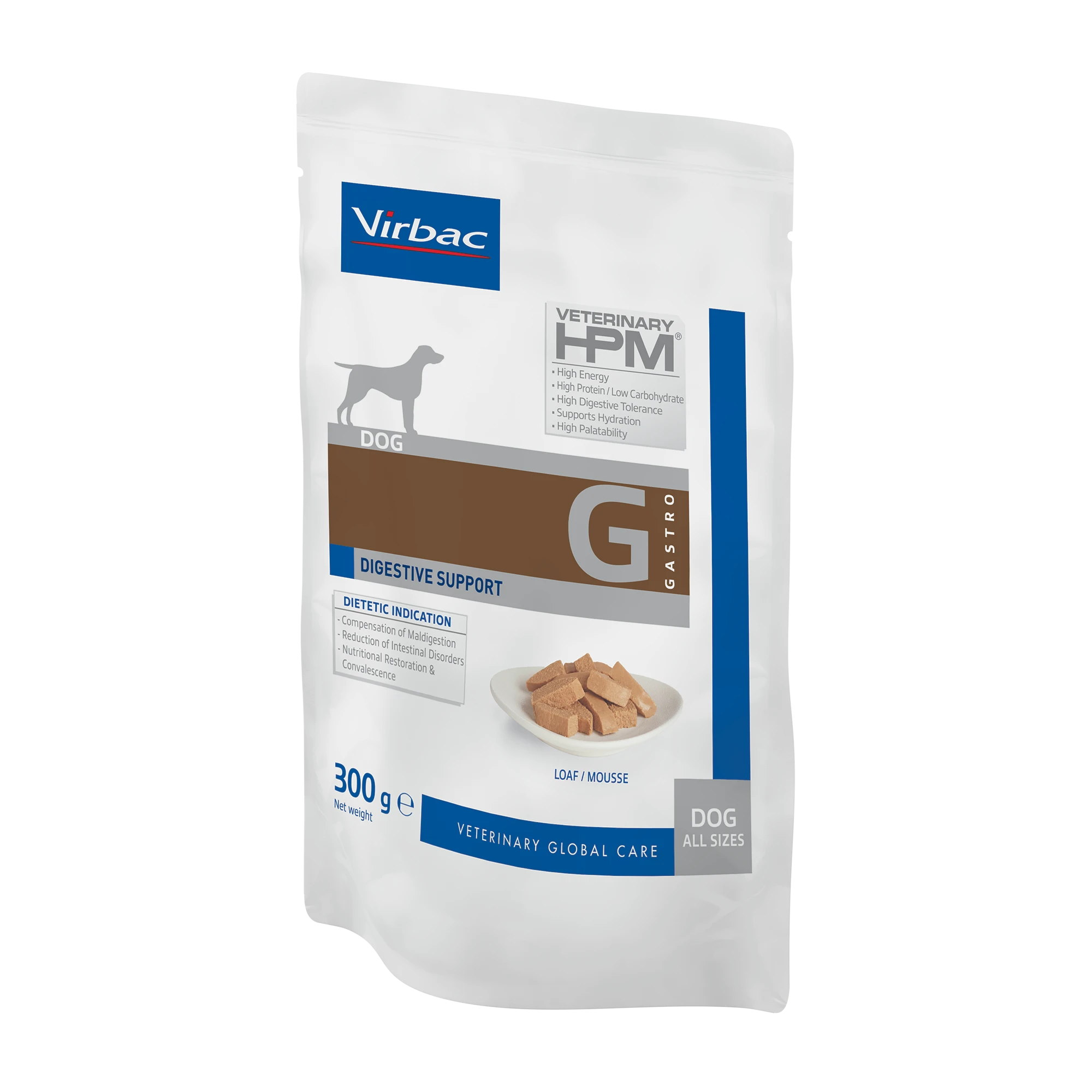 Mousse pour chien recommandée en cas de  * Compensations de mal-absorption / mal-digestion • Réduction des troubles digestifs • Insuffisance pancréatique exocrine chronique, • Récupération nutritionnelle • Convalescence