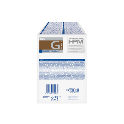 Mousse pour chien recommandée en cas de  * Compensations de mal-absorption / mal-digestion • Réduction des troubles digestifs • Insuffisance pancréatique exocrine chronique, • Récupération nutritionnelle • Convalescence