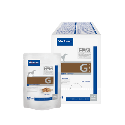 Mousse pour chien recommandée en cas de  * Compensations de mal-absorption / mal-digestion • Réduction des troubles digestifs • Insuffisance pancréatique exocrine chronique, • Récupération nutritionnelle • Convalescence