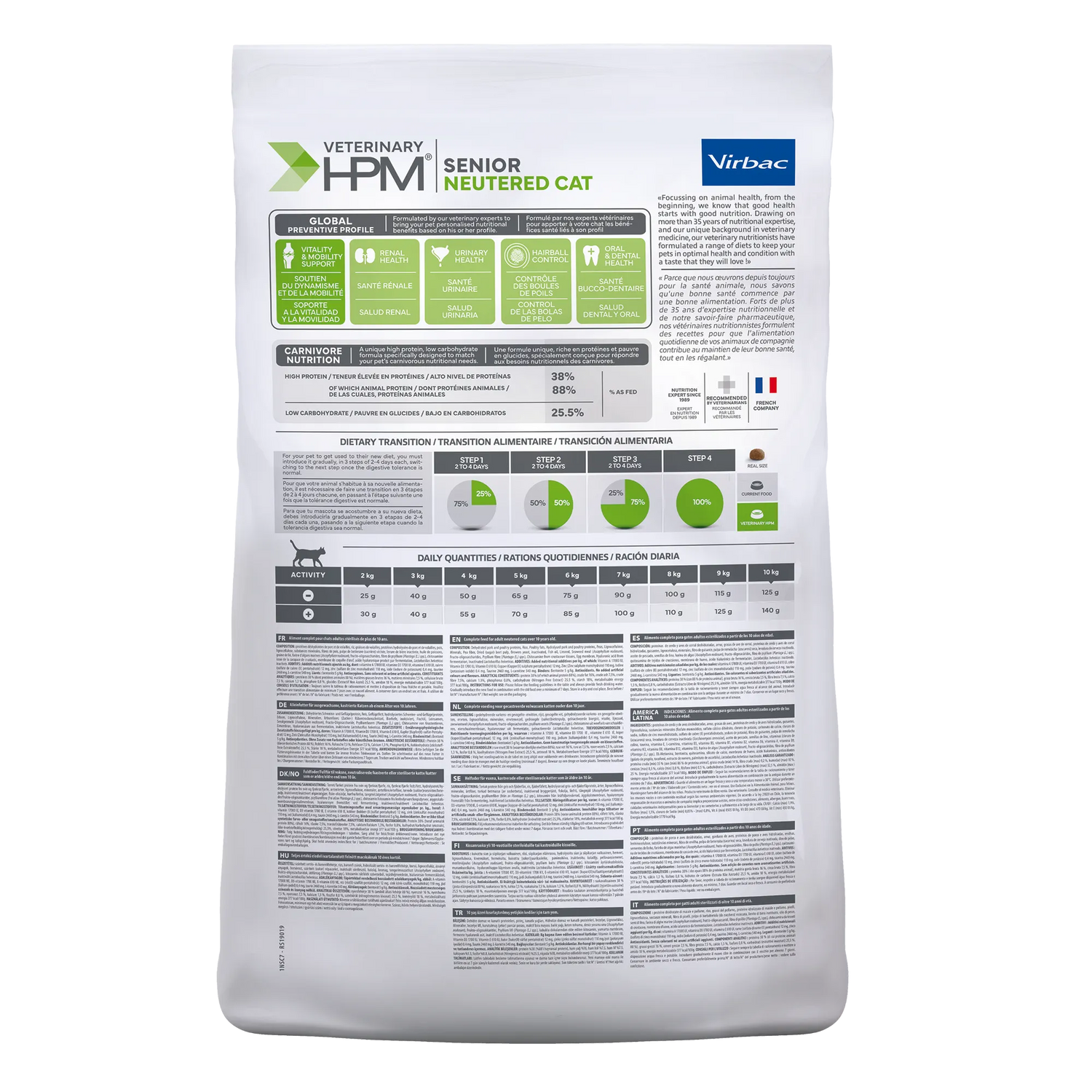 Croquette chat senior stérilisé